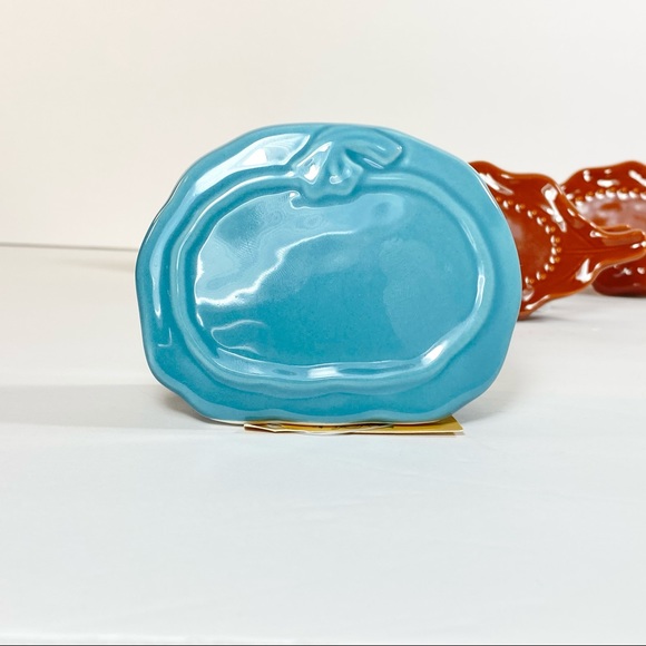 Robert Stanley Leaf Pumpkin Napkin Holders 4 - Picture 2 of 5